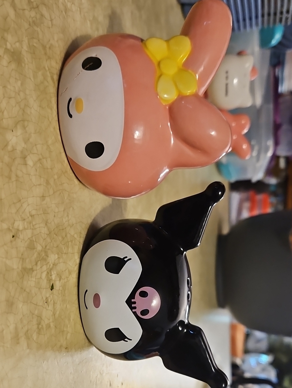 My Melody And Kuromi Salt And Pepper Shakers
